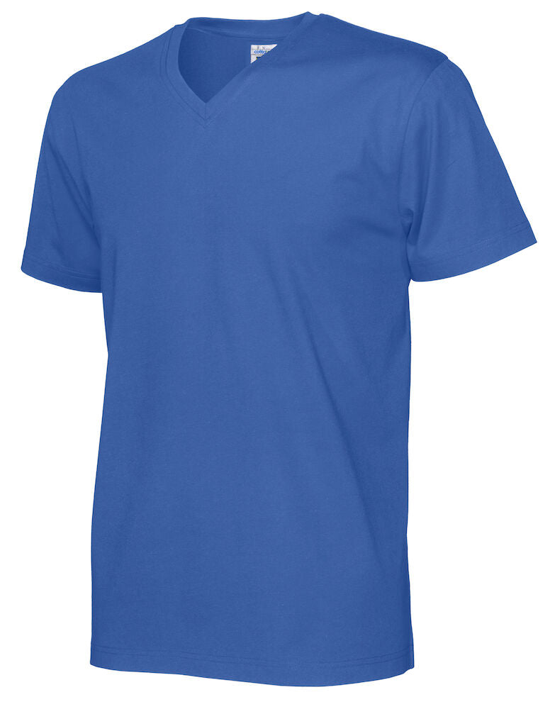 T-Shirt V-Neck Man Royal Blue