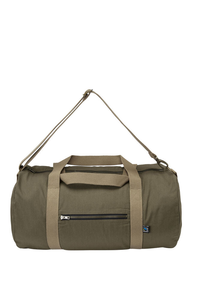 Canvas Dufflebag (GOTS) Dark Olive One size