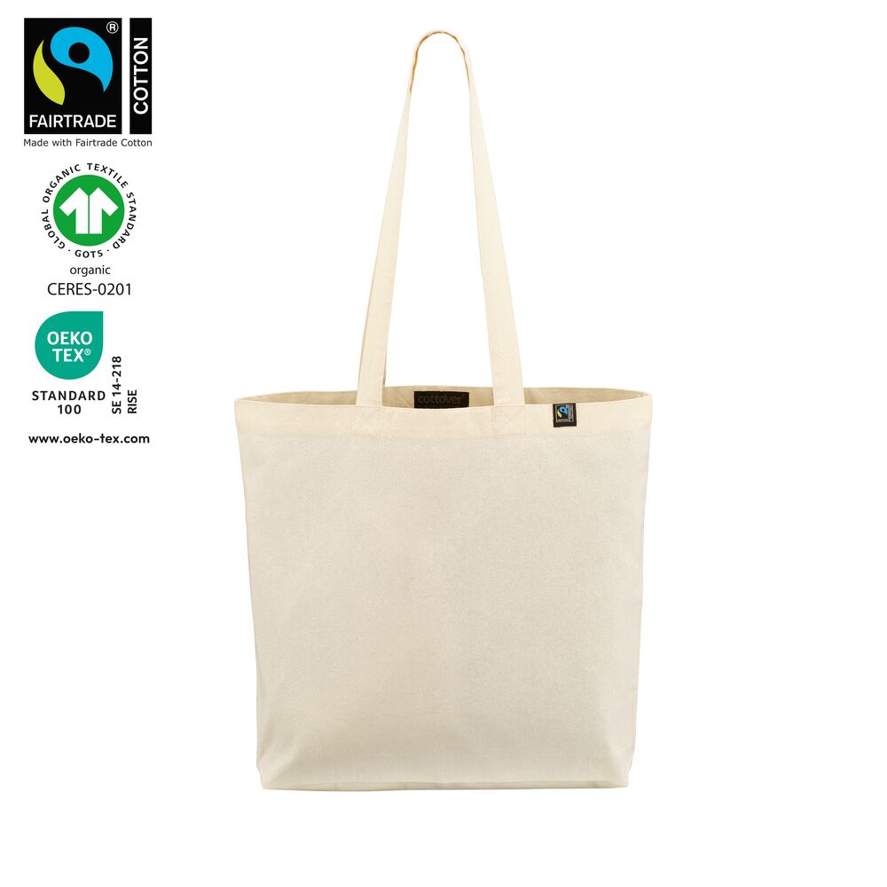 Key Tote Bag (GOTS) Natural One size