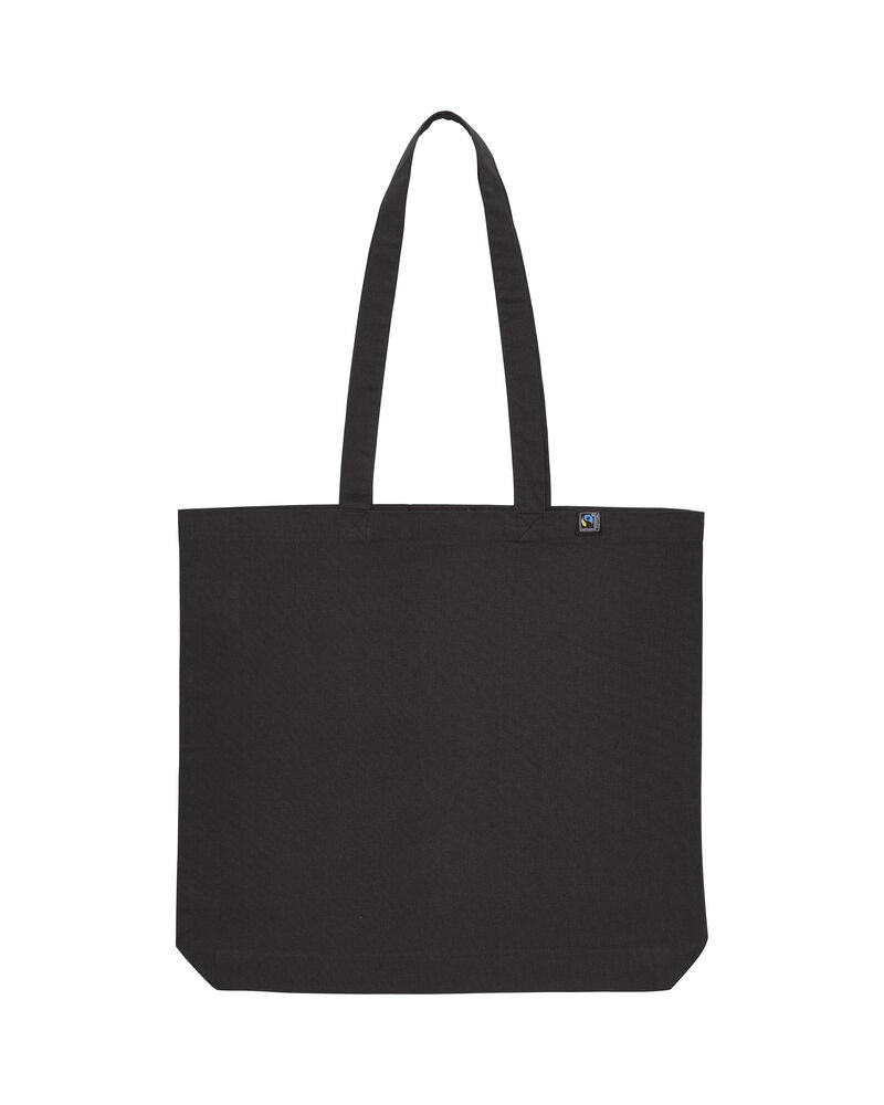 Key Tote Bag (GOTS) Black One size