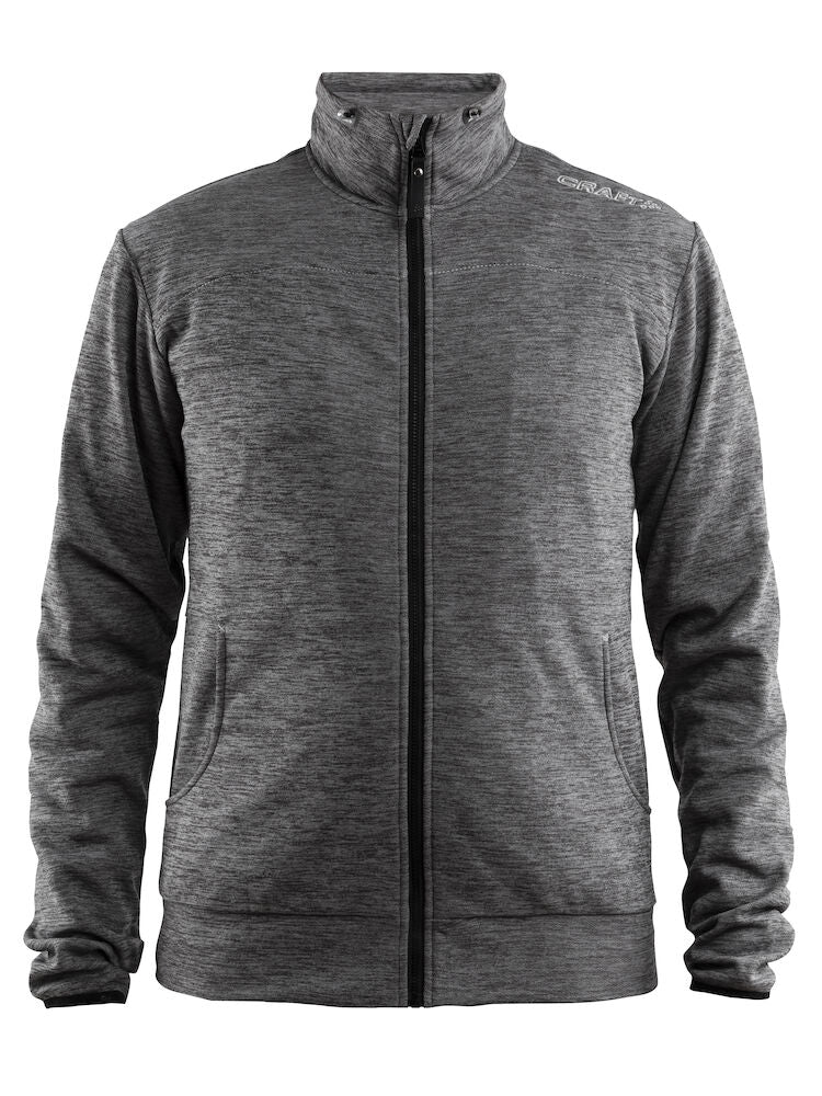Leisure Jkt M Dark Grey Melange XS