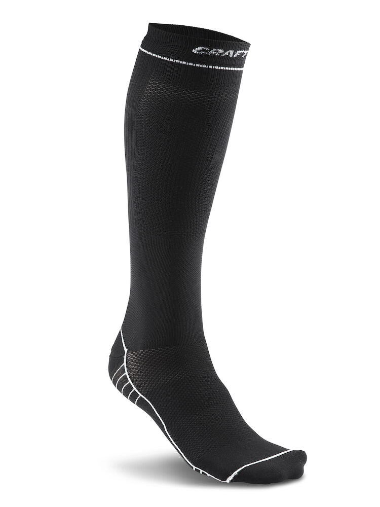 Compression Sock Black/White XS/37-39