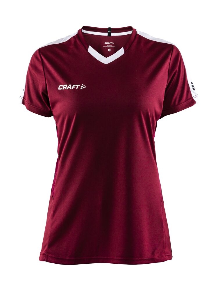 Progress Jersey Contrast W Maroon
