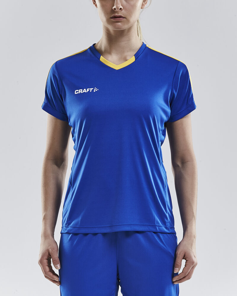 Progress Jersey Contrast W Royal Blue/Sweden Yellow