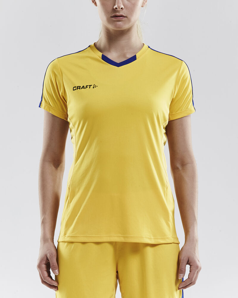 Progress Jersey Contrast W Sweden Yellow/Club Cobolt