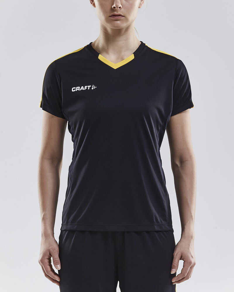 Progress Jersey Contrast W Black/Sweden Yellow