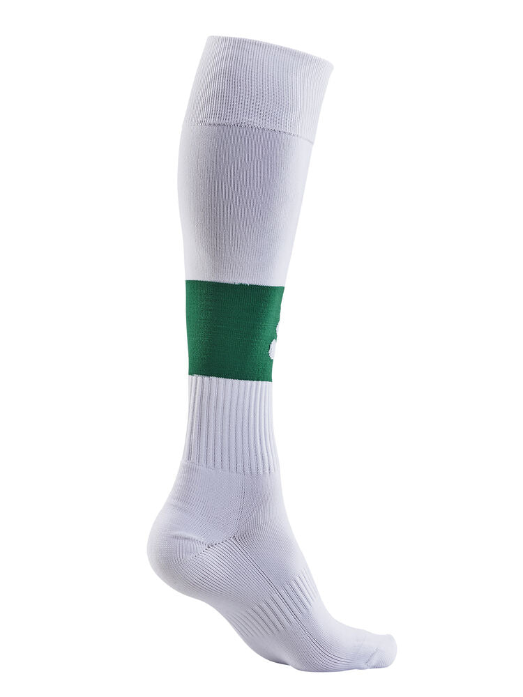 Squad Sock Contrast White/Team Green