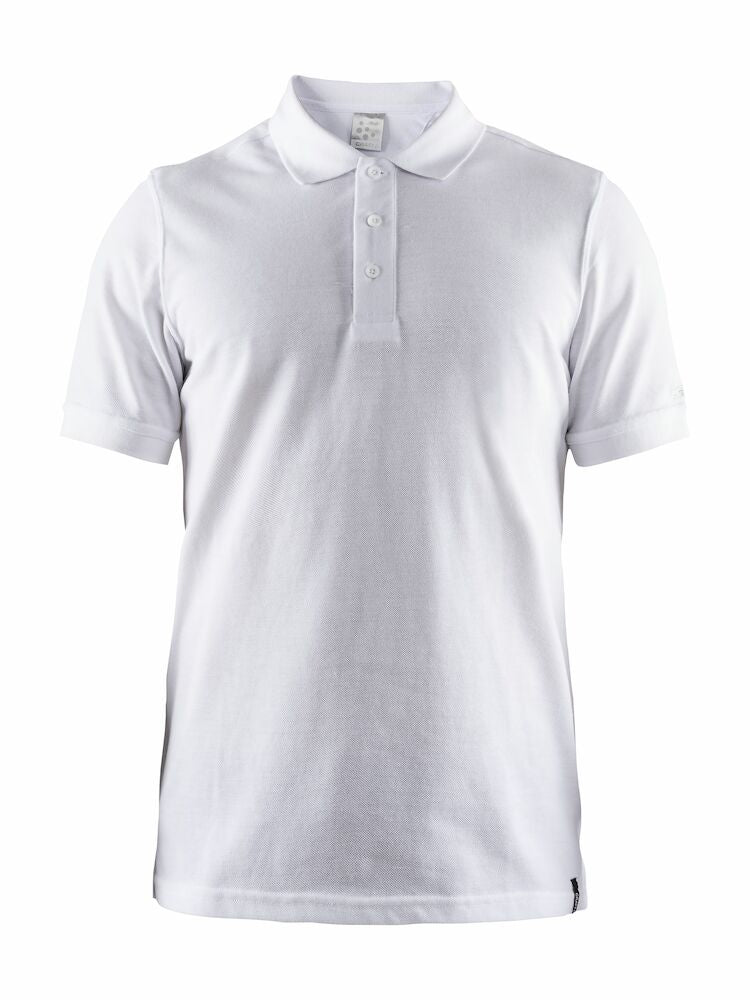 Casual Polo Pique M White L