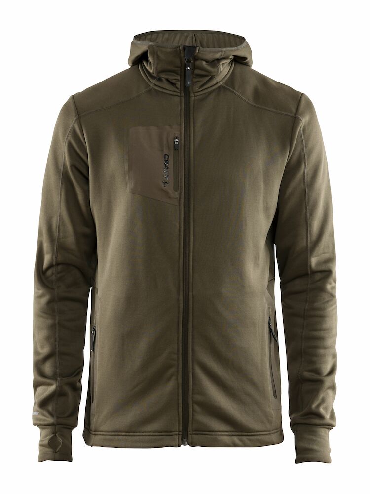Trict Polartec Hood M Dark Olive S