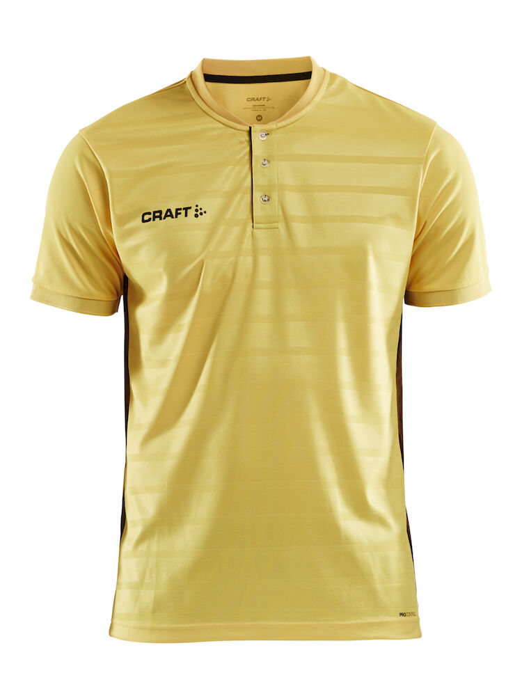 PRO CONTROL BUTTON JERSEY M COB/WH Yellow/Black XS