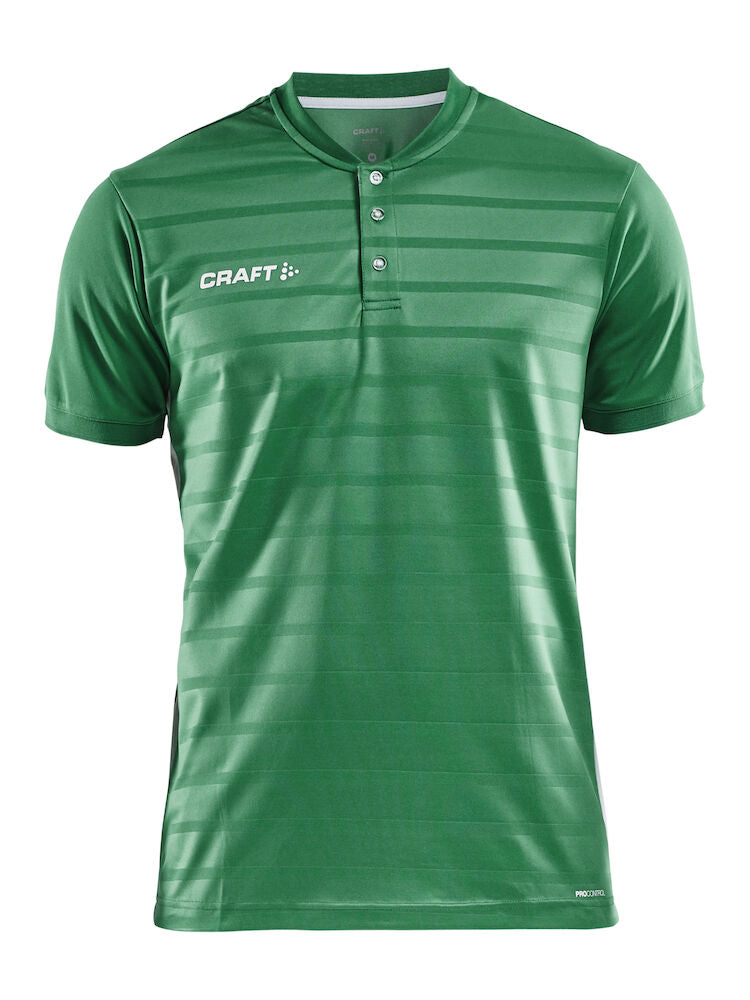 PRO CONTROL BUTTON JERSEY M COB/WH Team Green/W XS