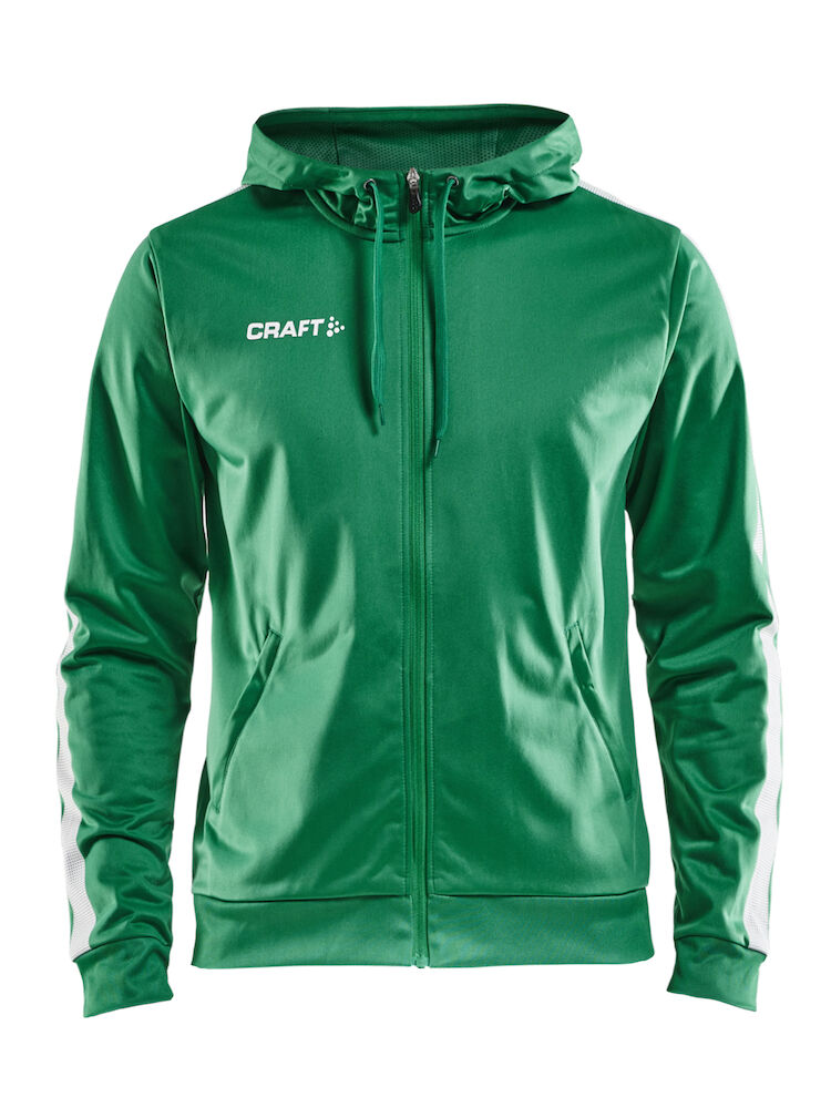 Pro Control Hood Jacket M Team Green/W XS
