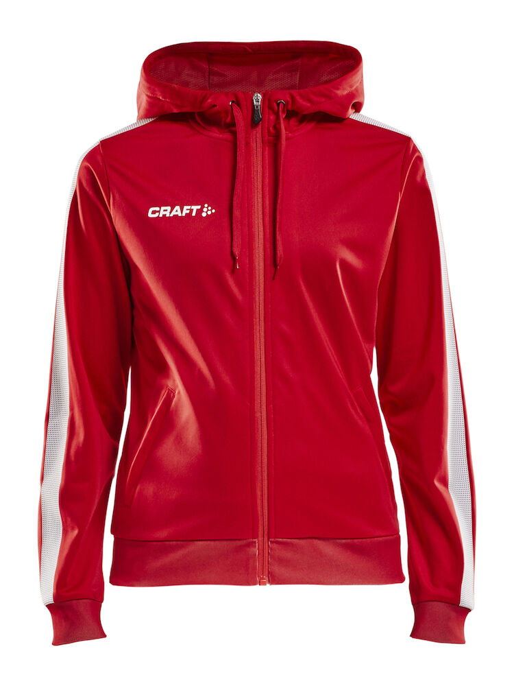 Pro Control Hood Jacket W Bright Red/W XS