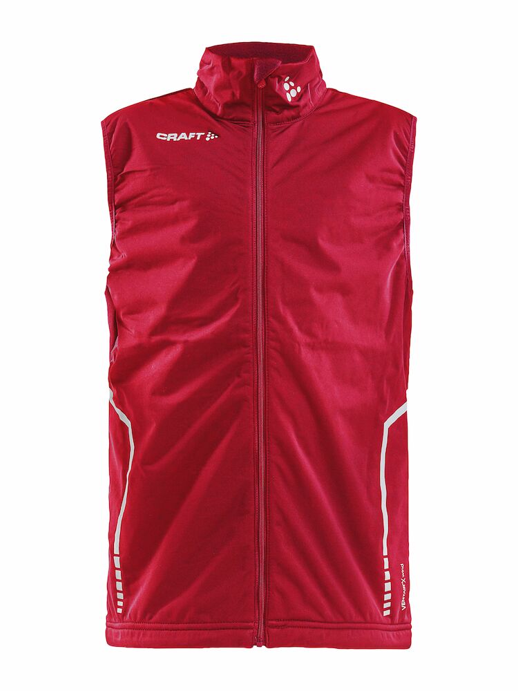 Warm Club Vest J Bright Red 110/116