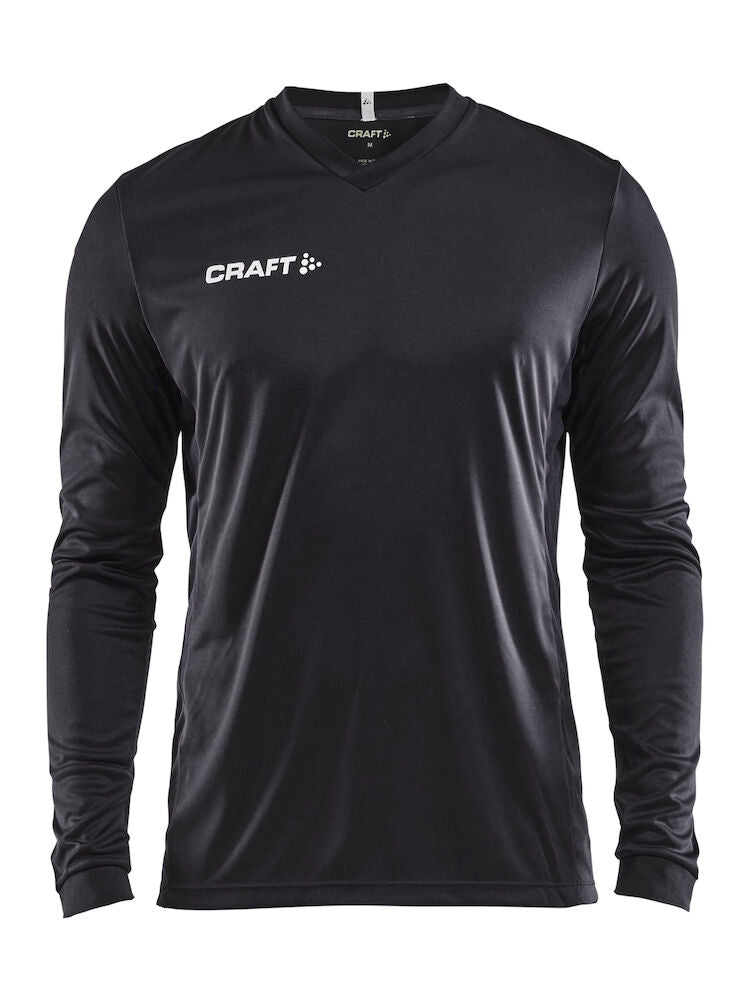 Squad Jersey Solid Ls M Black XS