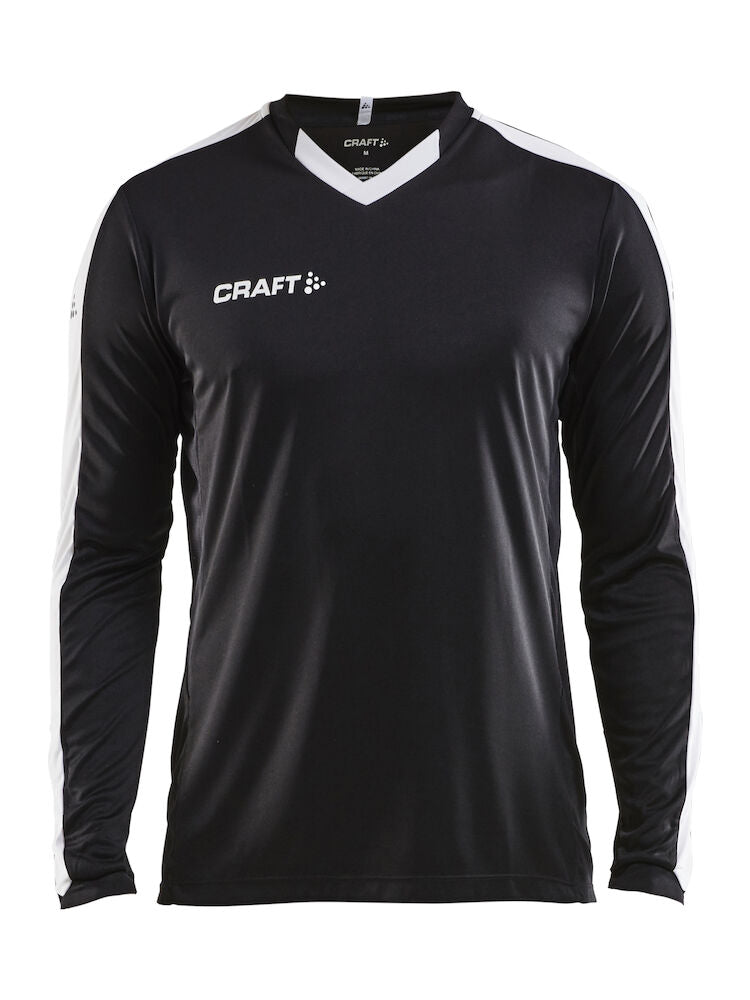 Progress Jersey Contrast Ls M Black/White M
