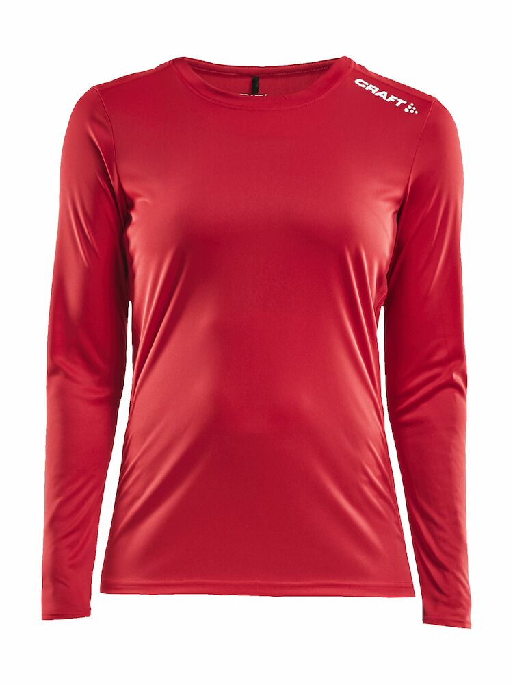 Rush LS Tee W Bright Red XS