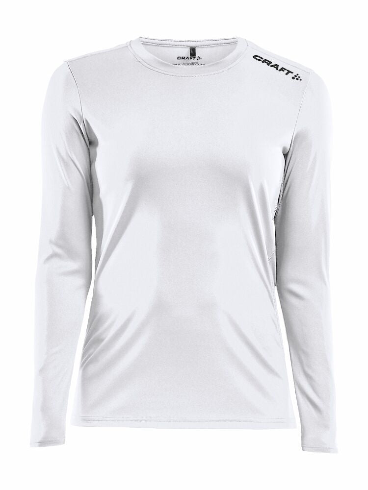 Rush LS Tee W White XS