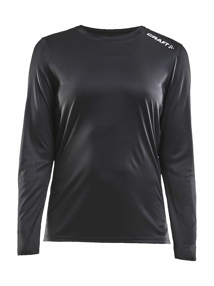 Rush LS Tee W Black XS