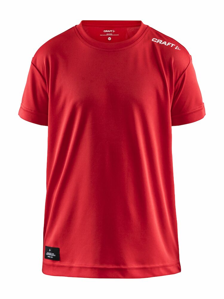 Community Function SS Tee Jr Bright Red 122/128