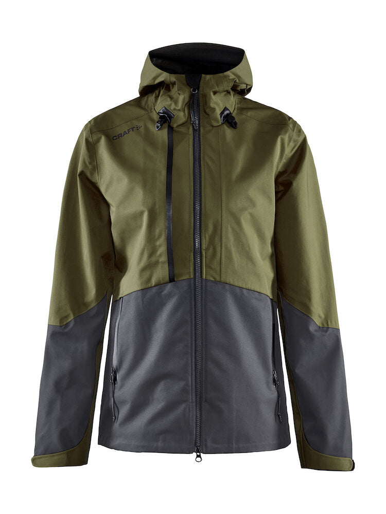 Block Shell Jkt W Woods/Asphalt XS