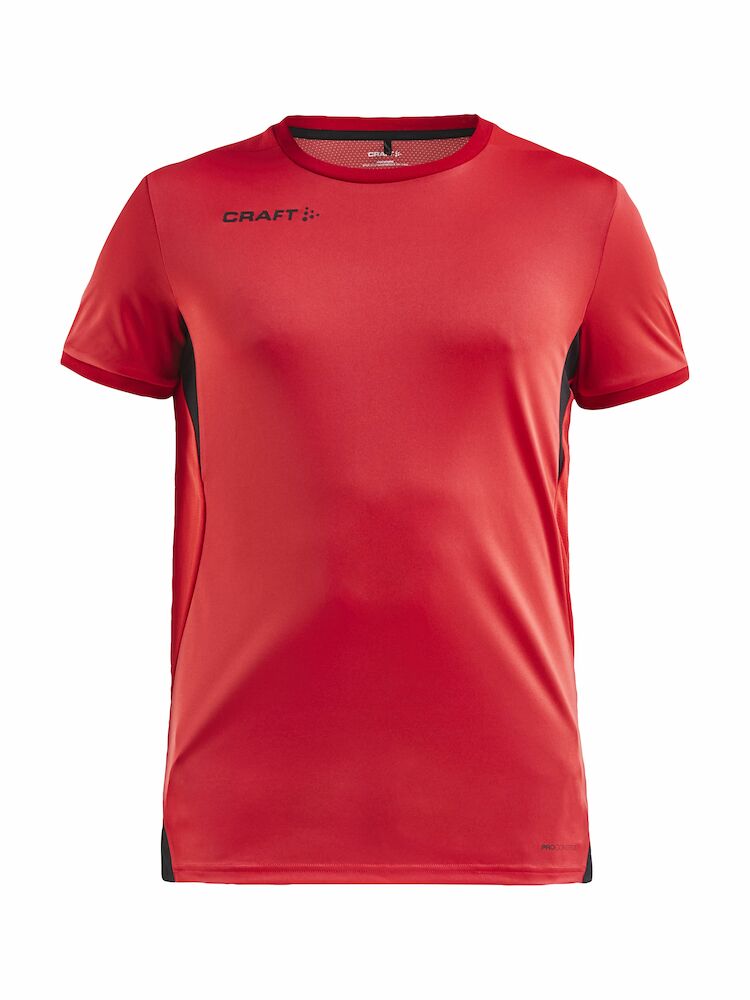 Pro Control Impact Ss Tee M Bright Red/Black XS