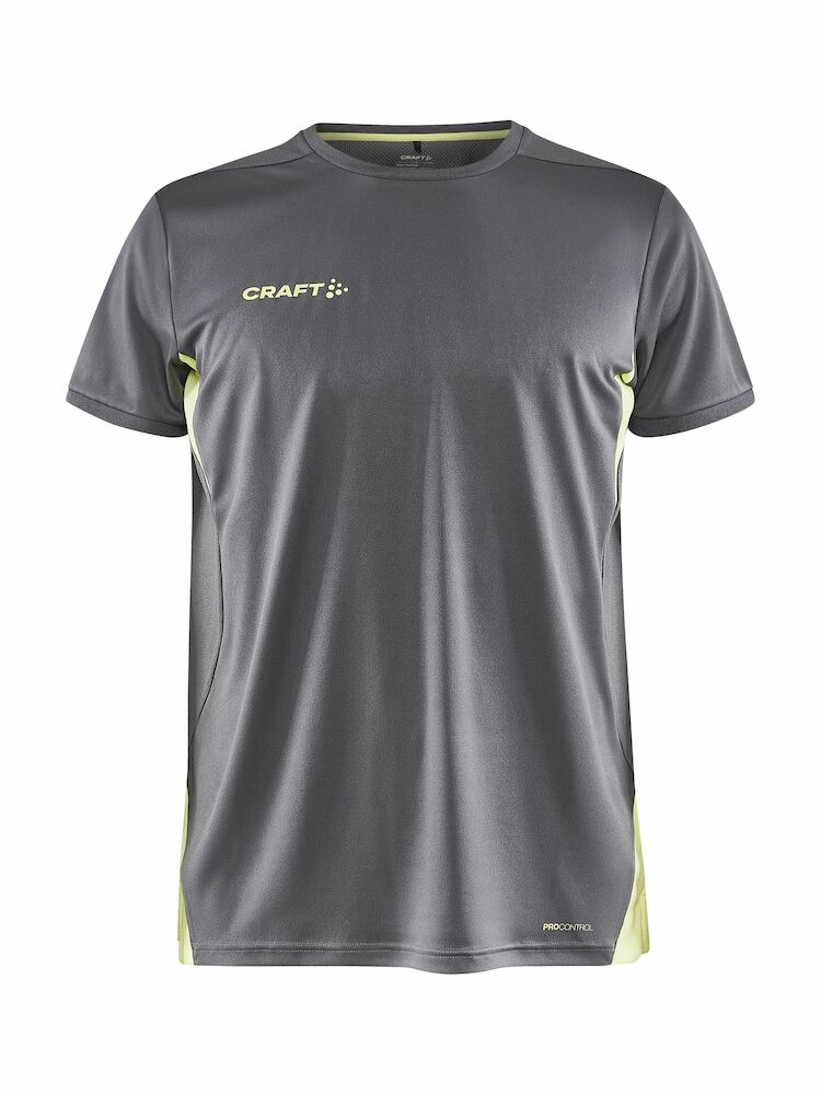Pro Control Impact Ss Tee M Granite-giallo S