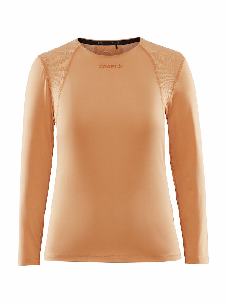 Adv Essence Ls Tee W Peach XS