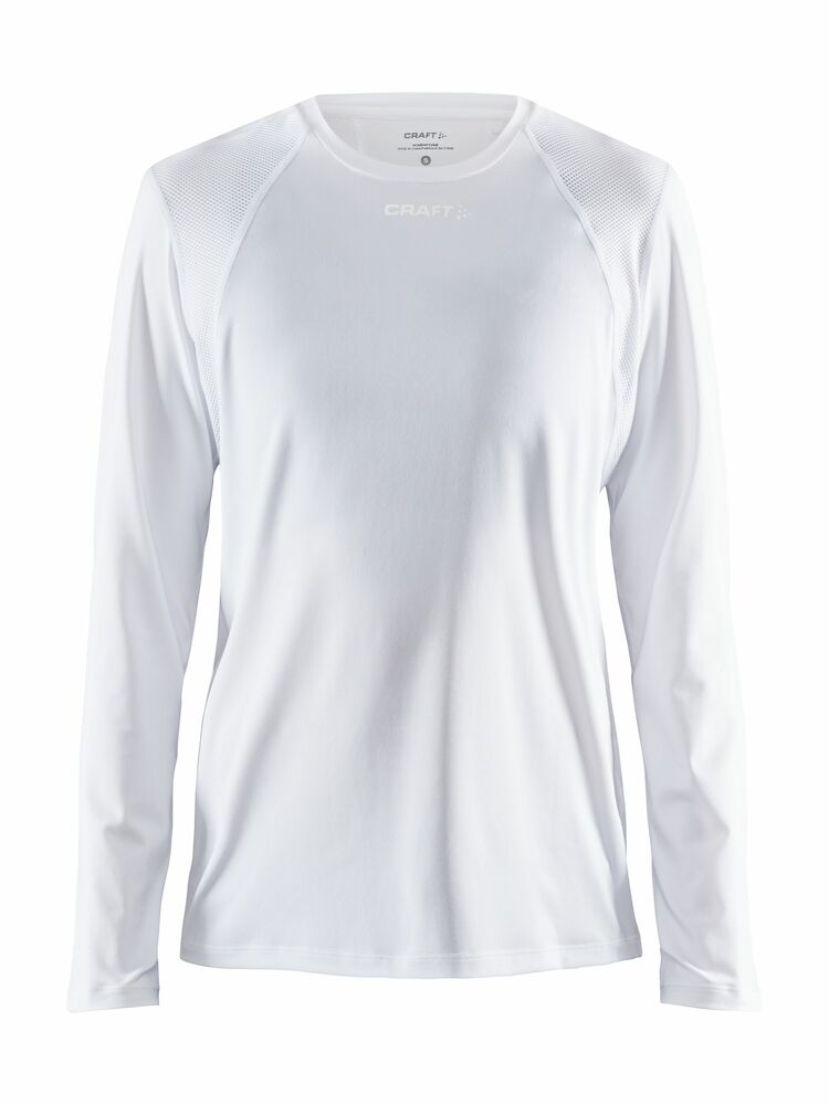 Adv Essence Ls Tee W White XS