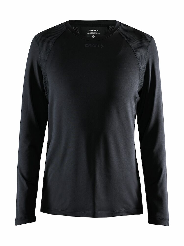 Adv Essence Ls Tee W Black XS