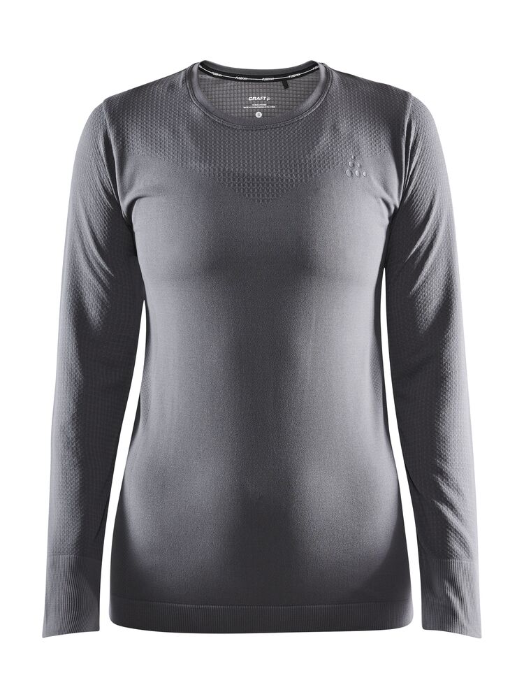 Fuseknit Light Rn Ls W Granite S