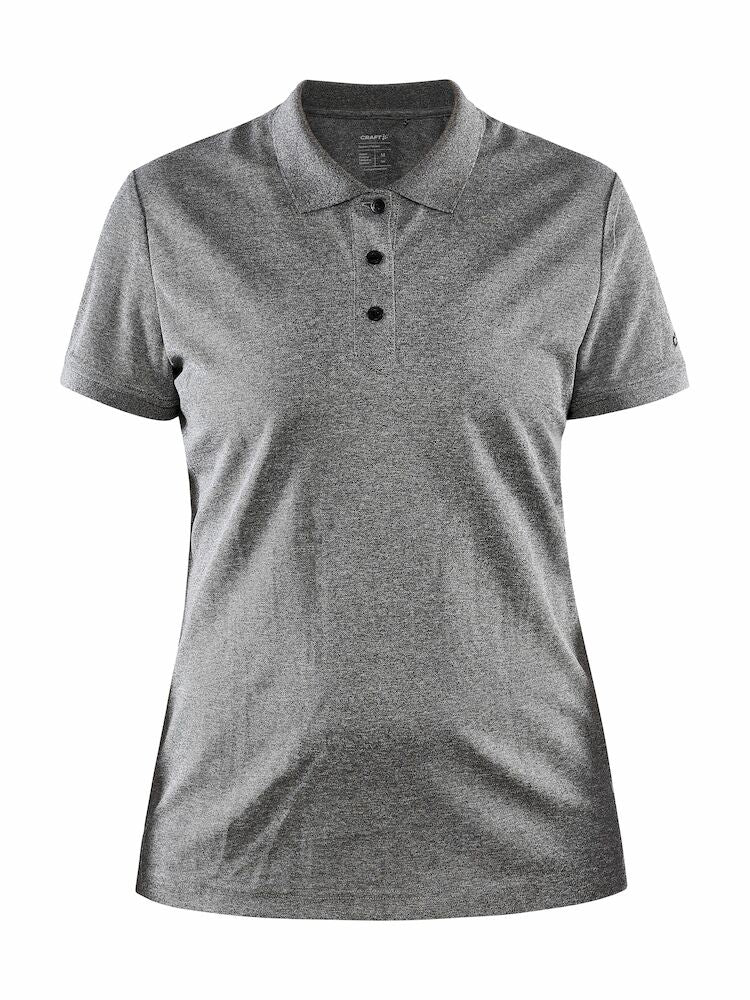 Core Unify Polo Shirt  W Dk Grey Melange XS