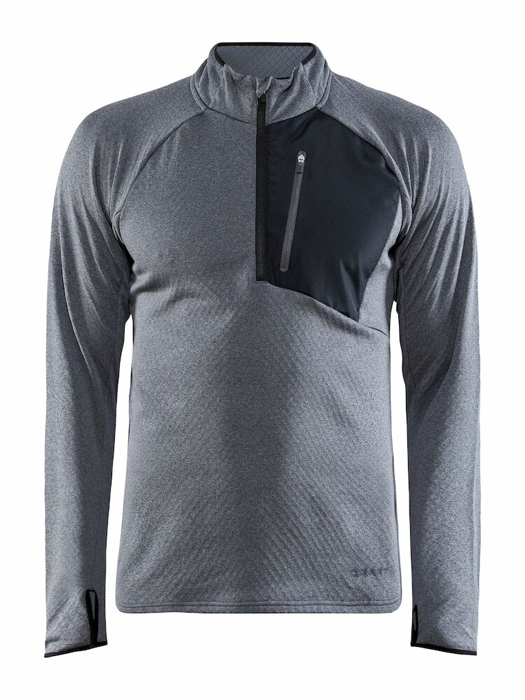 Core Trim Thermal Midlayer M Dk Grey Melange S