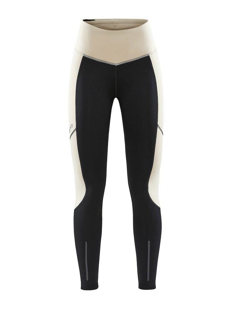 Adv Essence Warm Tights W Black-ecru XS