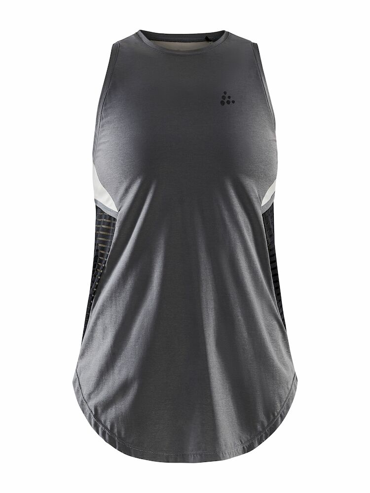 Adv Charge Shiny Singlet W Granite/ash M