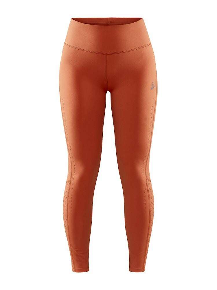 Adv Essence Perforated Tights W Terracot XS
