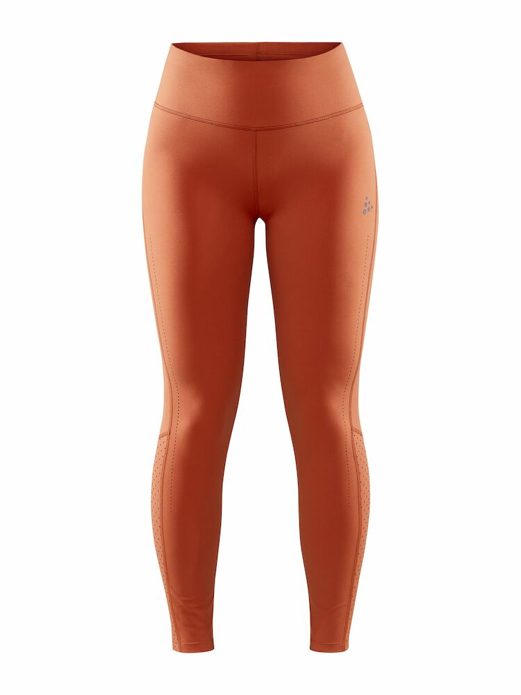Adv Essence Perforated Tights W Terracot S