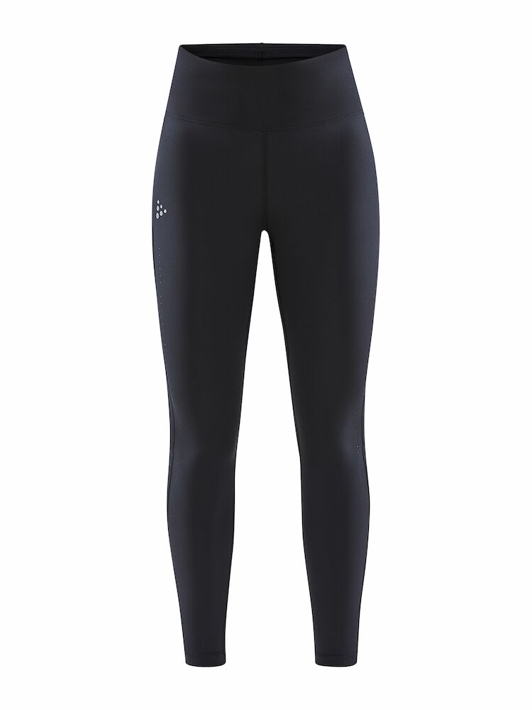 Adv Essence Perforated Tights W Black-Black XS