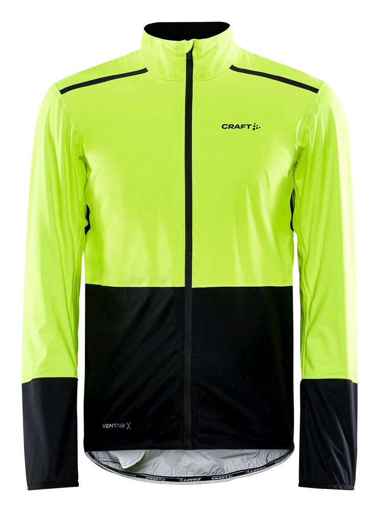 Adv Endur Hydro Jkt M Flumino/black L