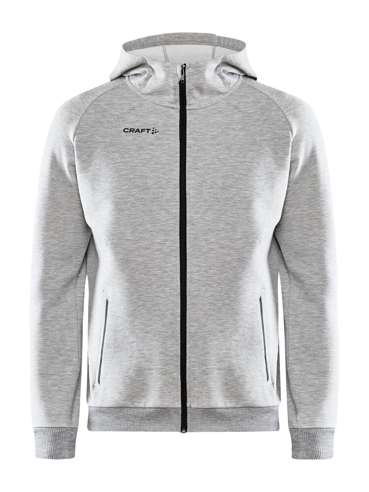 Core Soul Full Zip Hood M Grey Melange L