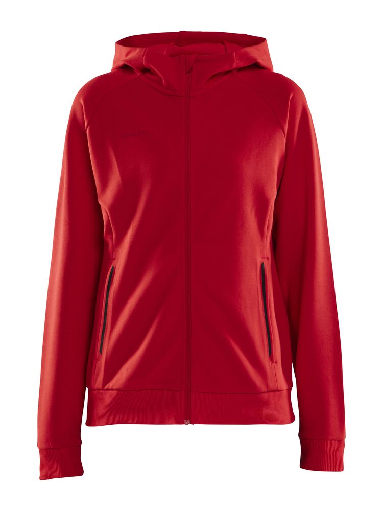 Core Soul Full Zip Hood W Bright Red S