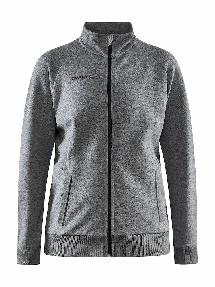 Core Soul Full Zip Jkt W Dk Grey Melange XS