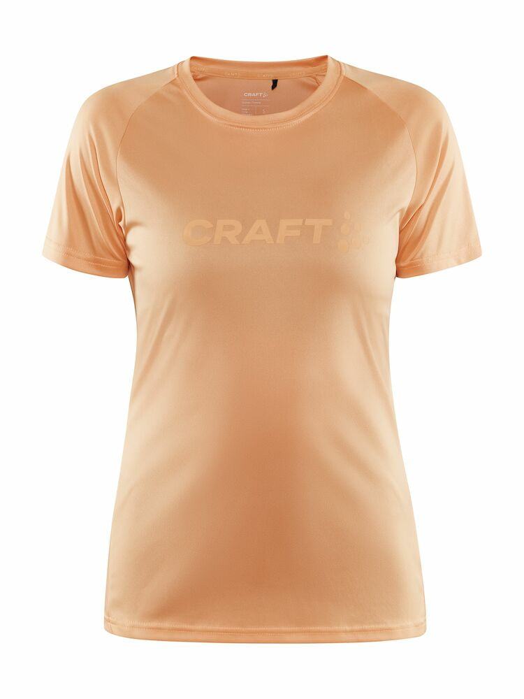 Core Essence Logo Tee W Peach XS