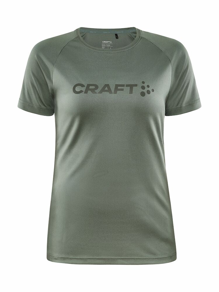 Core Essence Logo Tee W Thyme XS