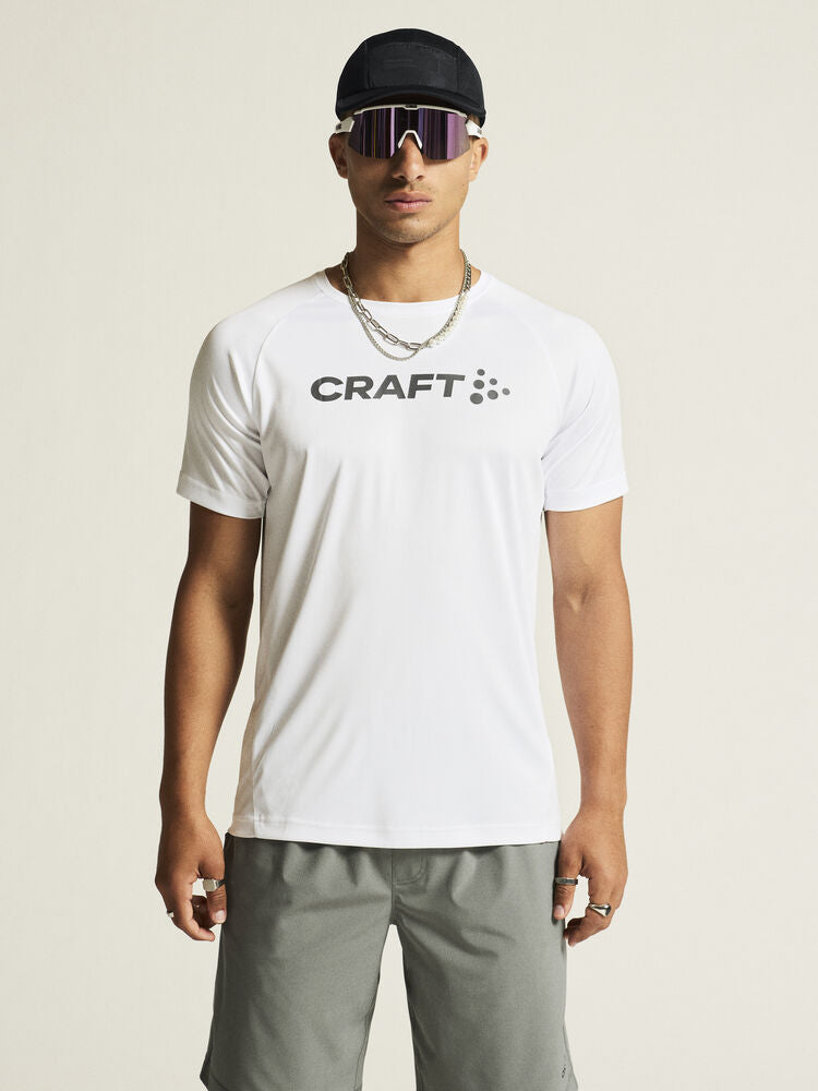 CORE Essence Logo Tee M White/Granite