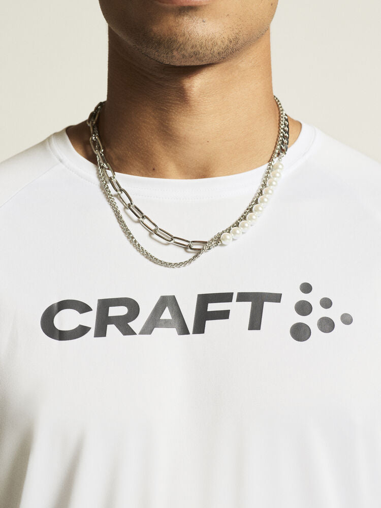 CORE Essence Logo Tee M White/Granite