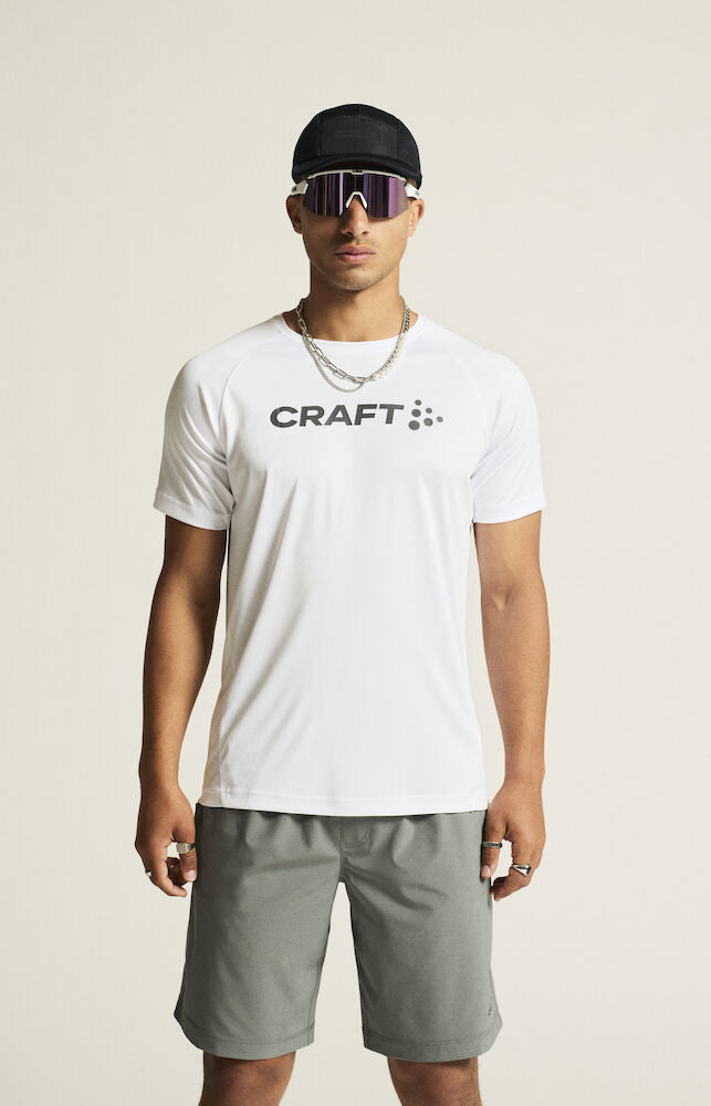 Core Essence Logo Tee M White/Granite