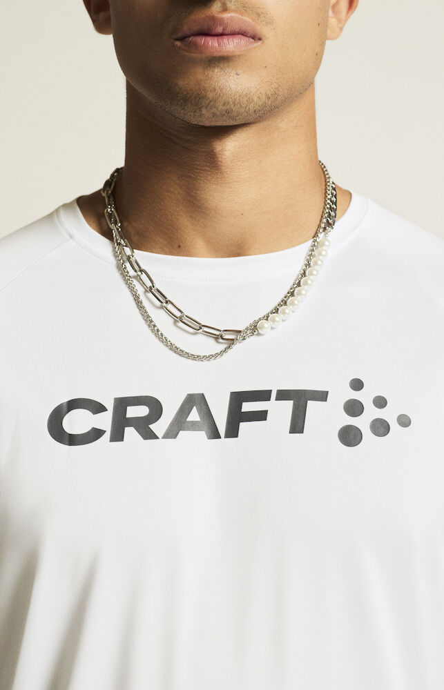 Core Essence Logo Tee M White/Granite