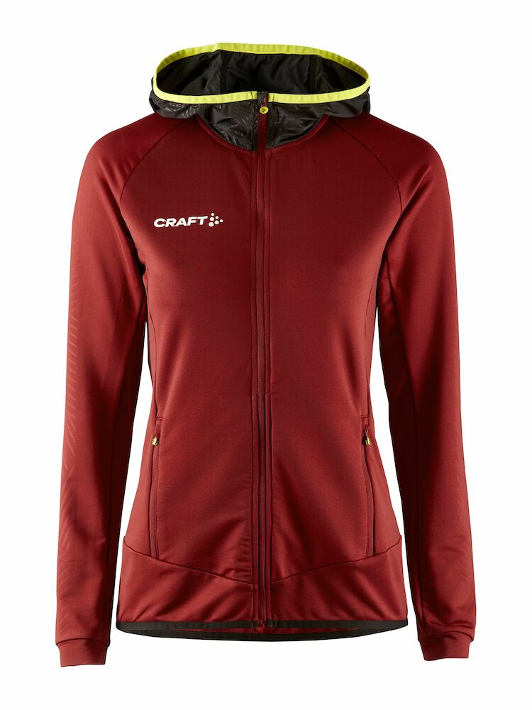 Extend Full Zip W RHUBARB XXS
