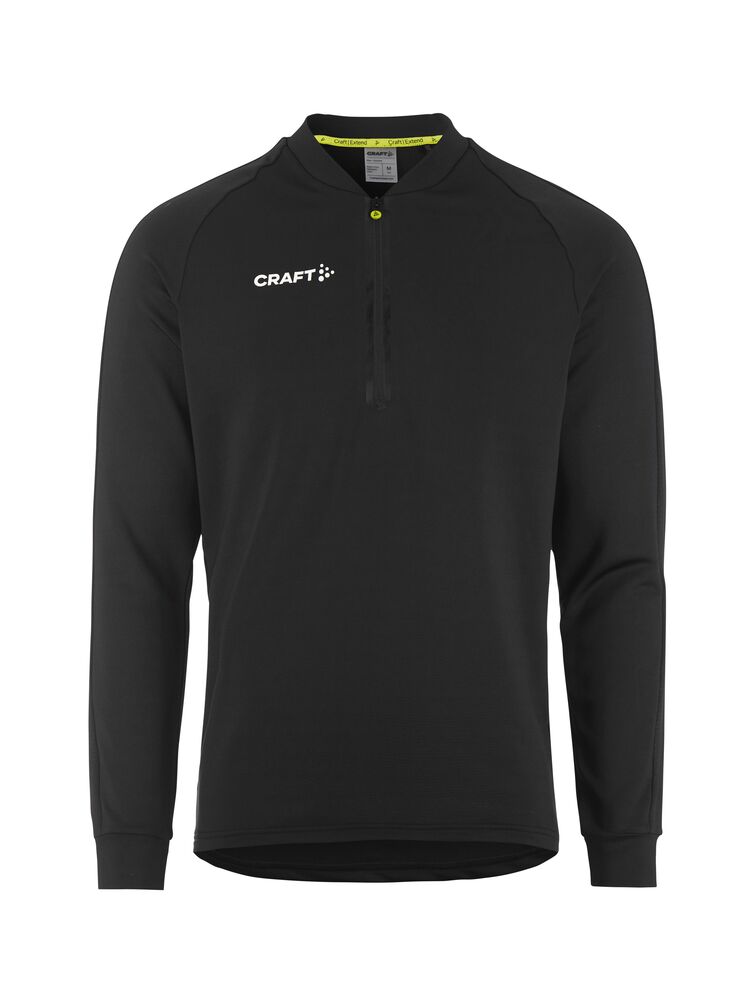 Extend Half Zip M Black XXS